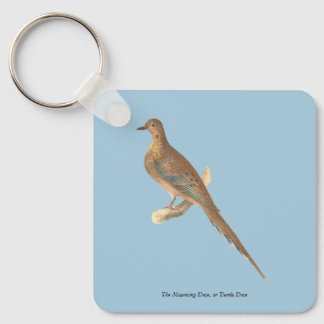 The Mourning Dove (Carolina Turtle Dove) NY Birds Keychain