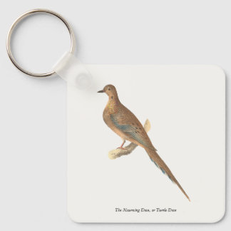 The Mourning Dove (Carolina Turtle Dove) NY Birds Keychain