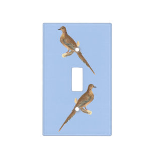 The Mourning Dove (Carolina Turtle Dove) NY Birds Light Switch Cover