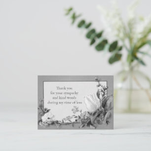 The Mourning Flower Thank You Card
