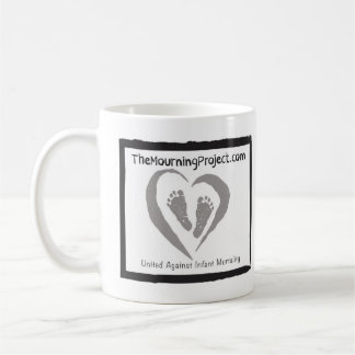 The Mourning Project logo mug for knitters