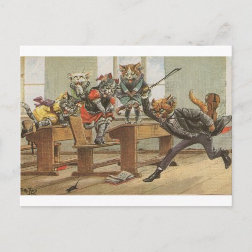 The Mouse in the Classroom Arthur Thiele Postcard