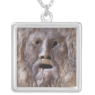 The Mouth of Truth Silver Plated Necklace