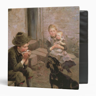 The Mouth Organ Player 3 Ring Binder