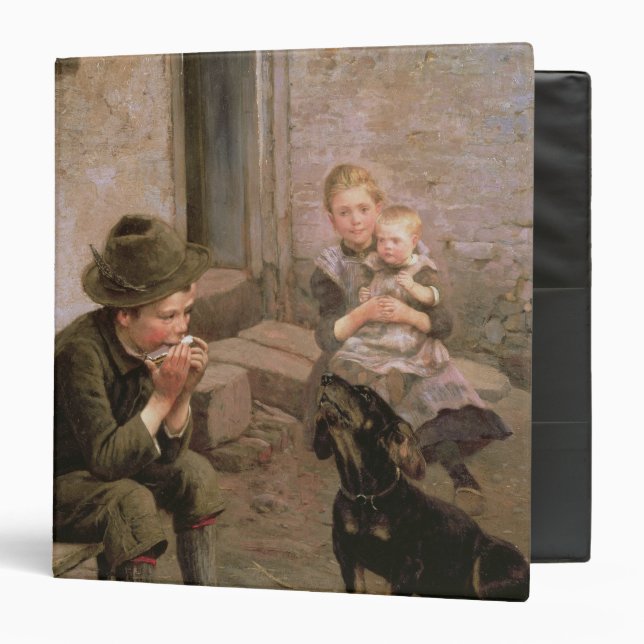 The Mouth Organ Player 3 Ring Binder (Front/Inside)