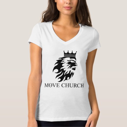 The Move Black Logo TShirt Women