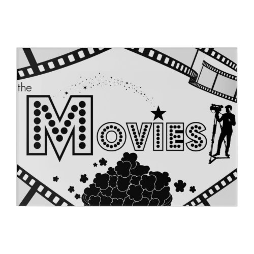 The Movies MovieTime Acrylic Wall Art