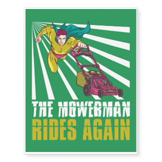 The Mowerman Rides Again Temporary Tattoos