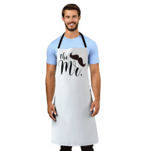 The Mr. Quote Brown Black Mustache Apron