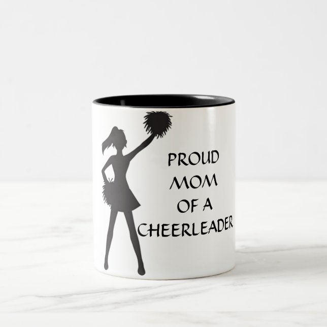THE MUG FOR A "PROUD MOM OF A CHEERLEADER" (Center)