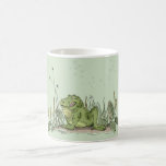 The Mug With Funny Green Frog Picture at Zazzle
