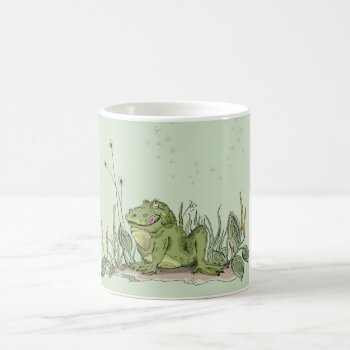 The Mug With Funny Green Frog Picture by Taniastore at Zazzle
