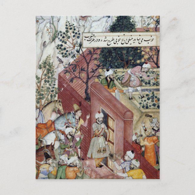 The Mughal Emperor Babur Postcard (Front)