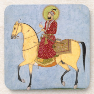 The Mughal Emperor Farrukhsiyar(1683-1719) (r.1713 Drink Coaster
