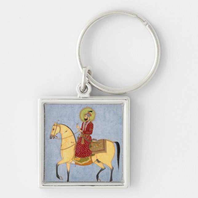 The Mughal Emperor Farrukhsiyar(1683-1719) (r.1713 Keychain (Front)