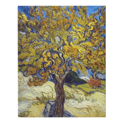The Mulberry Tree by Vincent Van Gogh Faux Canvas Print