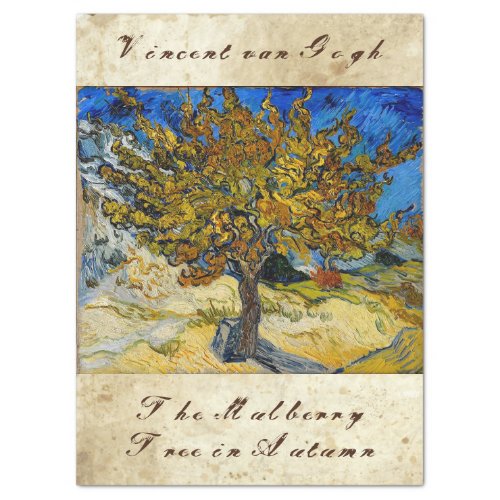 THE MULBERRY TREE _ VAN GOGH TISSUE PAPER