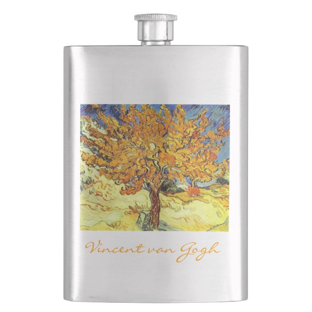 The Mulberry Tree, Vincent van Gogh Flask (Front)