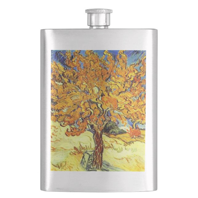 The Mulberry Tree, Vincent van Gogh Flask (Front)