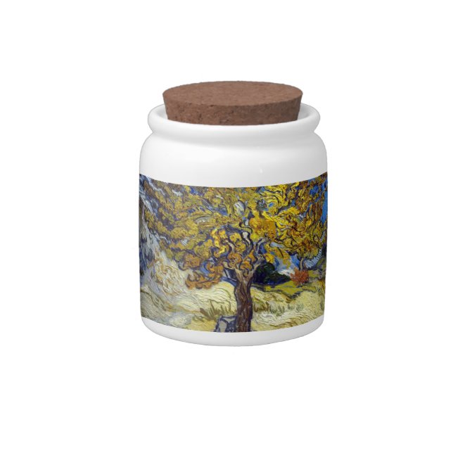The Mulberry Tree. Vincent Van Gogh. Fmous art. Candy Jar (Right)