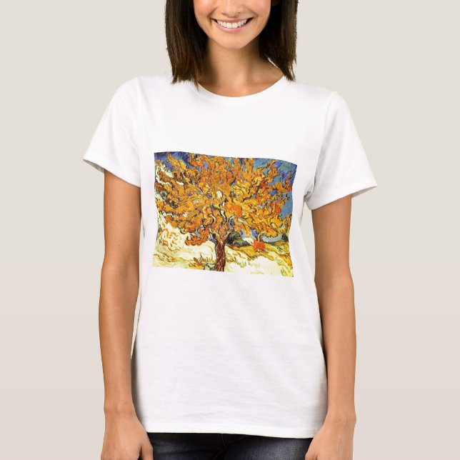 The Mulberry Tree, Vincent Van Gogh T-Shirt (Front)