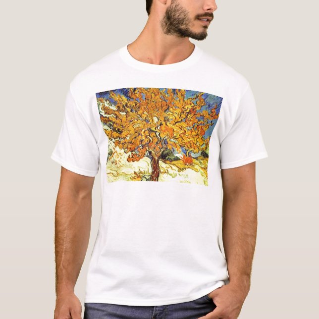 The Mulberry Tree, Vincent Van Gogh T-Shirt (Front)
