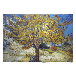 The Mulberry Tree, Vincent van Gogh. Vintage Cloth Placemat