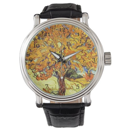 The Mulberry Tree Vincent van Gogh Vintage famou Watch