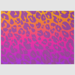 The Multi-Colored Leopard Series Design 10 Tissue Paper