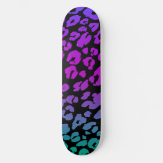 The Multi-Colored Leopard Series Design 1 Skateboard