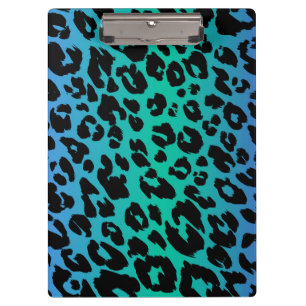 The Multi-Colored Leopard Series Design 6 Clipboard