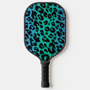 The Multi-Colored Leopard Series Design 6 Pickleball Paddle