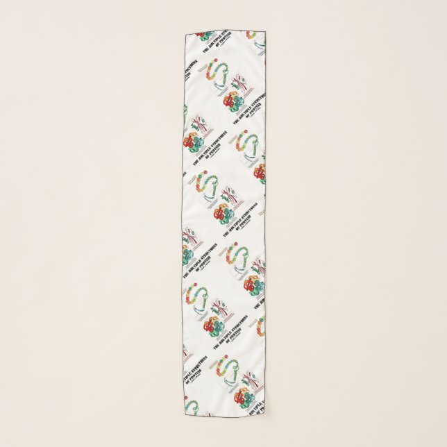 The Multiple Structures Of Protein Biology Scarf (Front)