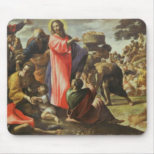 The Multiplication of the Loaves and Fishes Mouse Pad