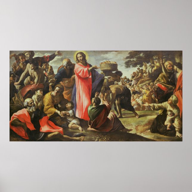 The Multiplication of the Loaves and Fishes Poster (Front)