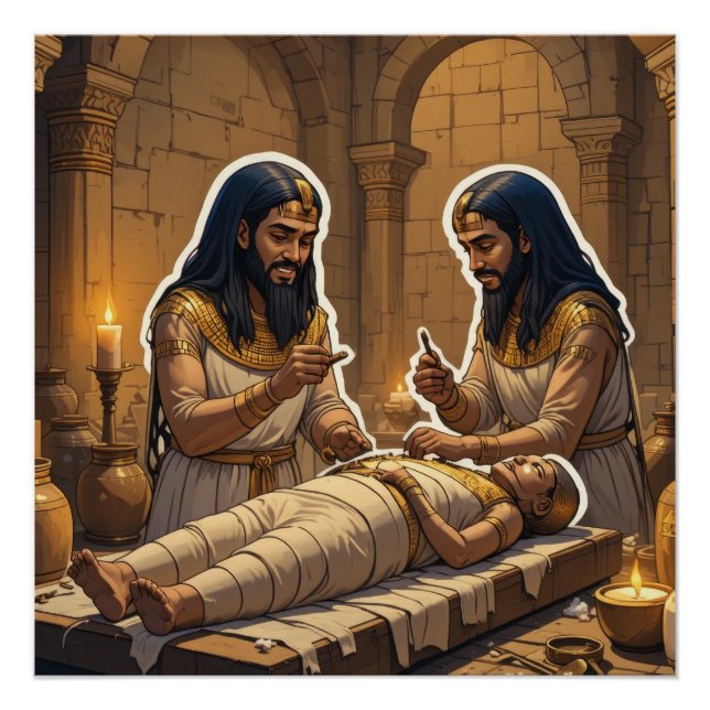 The Mummification Process Poster (Front)