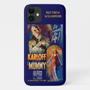 The Mummy Classic Karloff Horror Movie Poster iPhone 11 Case
