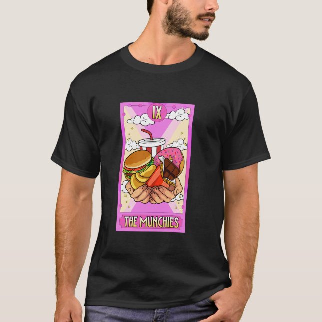 The Munchies Junk Foods Snacks Hunger Pangs Funny  T-Shirt (Front)