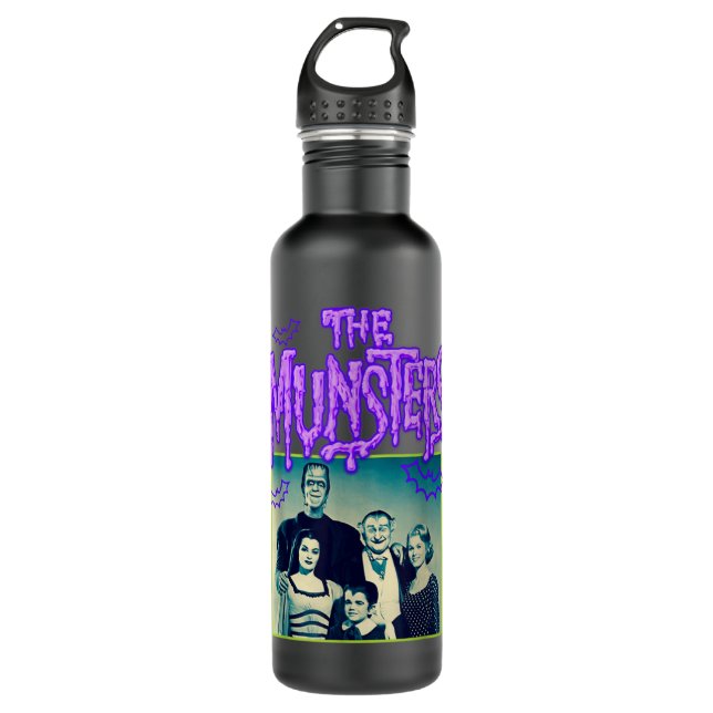 The Munster Family Art Design Tee Legends  Stainless Steel Water Bottle (Front)