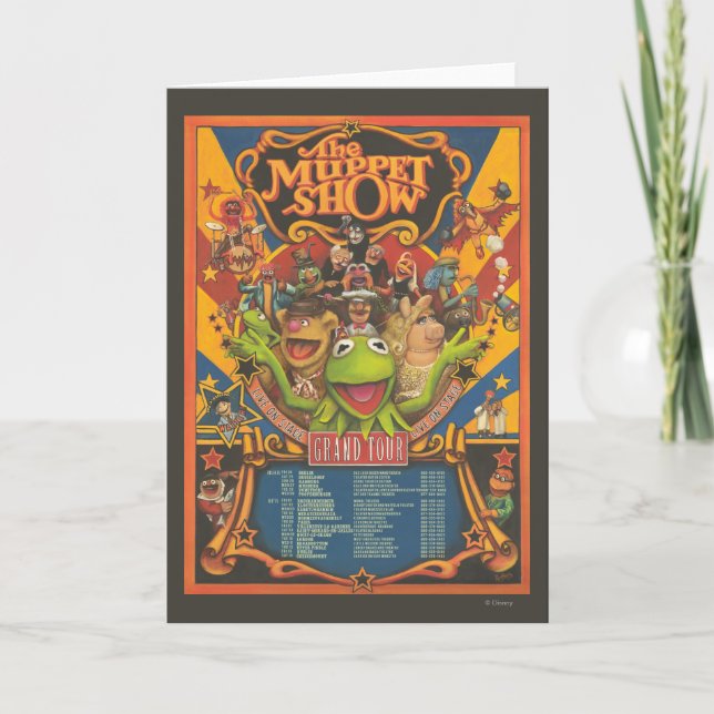 The Muppet Show - Grand Tour Poster Card (Front)