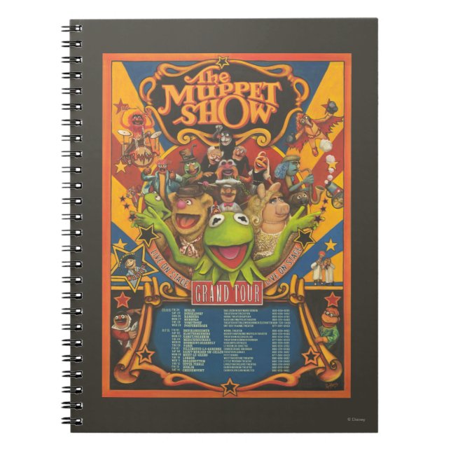 The Muppet Show - Grand Tour Poster Notebook (Front)