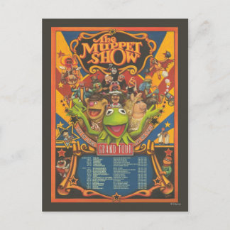 The Muppet Show - Grand Tour Poster Postcard