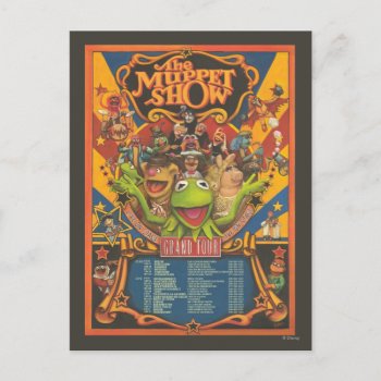 The Muppet Show - Grand Tour Poster Postcard by muppets at Zazzle