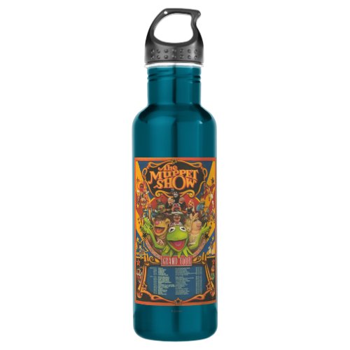 The Muppet Show _ Grand Tour Poster Water Bottle