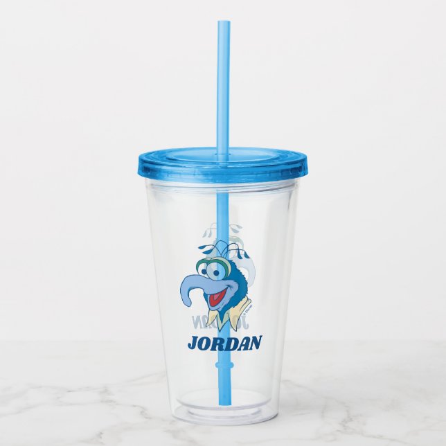 The Muppets Animal Head | Add Your Name Acrylic Tumbler (Front)