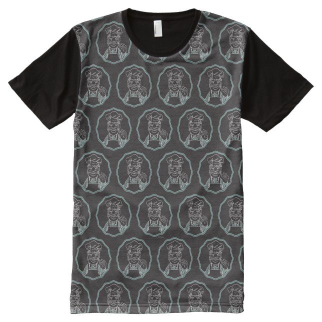 The Muppets | Chef Framed All-Over-Print T-Shirt (Front)