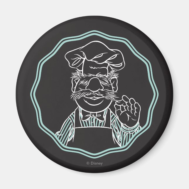 The Muppets | Chef Framed Magnet (Front)