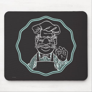 The Muppets   Chef Framed Mouse Pad