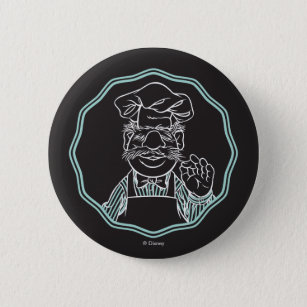 The Muppets   Chef Framed Pinback Button