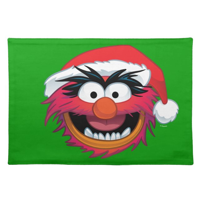 The Muppets | Christmas Animal Face Cloth Placemat (Front)